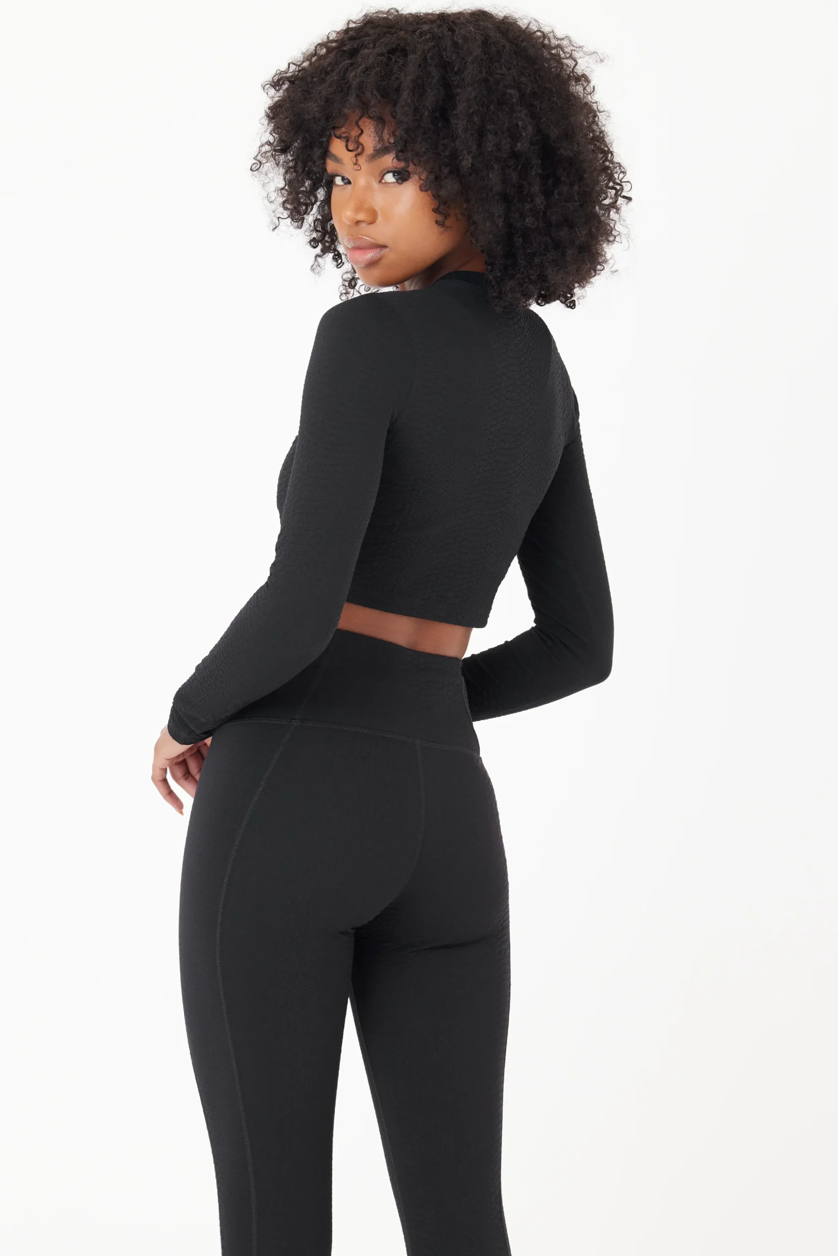 GIGI C Matching Sets|Sport Tops|Quinn Snakeskin Top